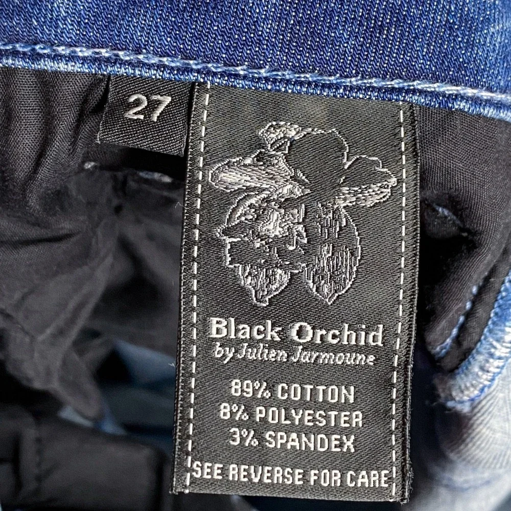 BLACK ORCHID 27 Jude Mid Rise Skinny‎ Jeans Casual Distressed Streetwear